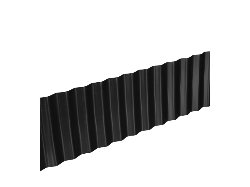 Parkside® Plastový zahradní obrubník, 15 cm (černá, vlnitý)