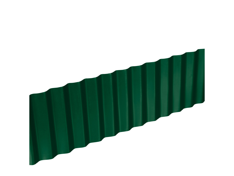 Parkside® Plastový zahradní obrubník, 15 cm (zelená, vlnitý)