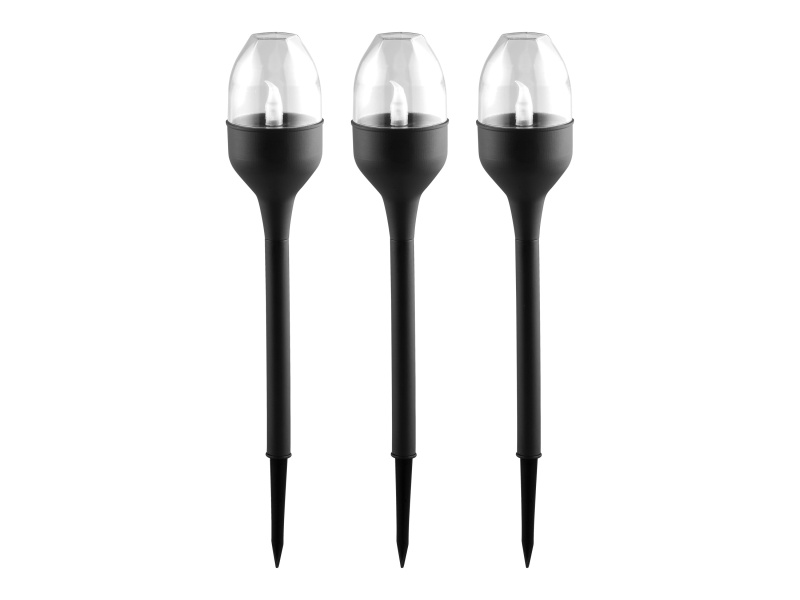 Livarno home Solární LED svítidlo, 3dílná/4dílná sada (bodce, 3dílná sada)