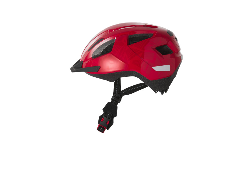 Crivit Dětská cyklistická helma (gr. s červená)