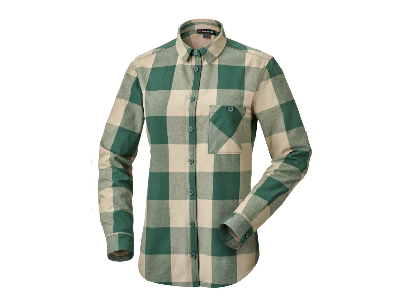 Parkside® Dámská flanelová košile (zelená/béžová, 40)