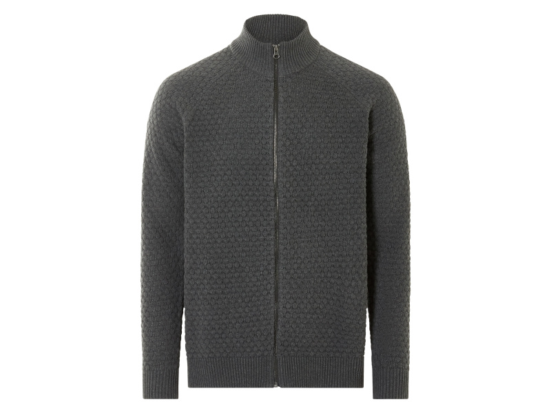 Livergy® Pánský pletený svetr (XL (56/58), tmavě šedá)