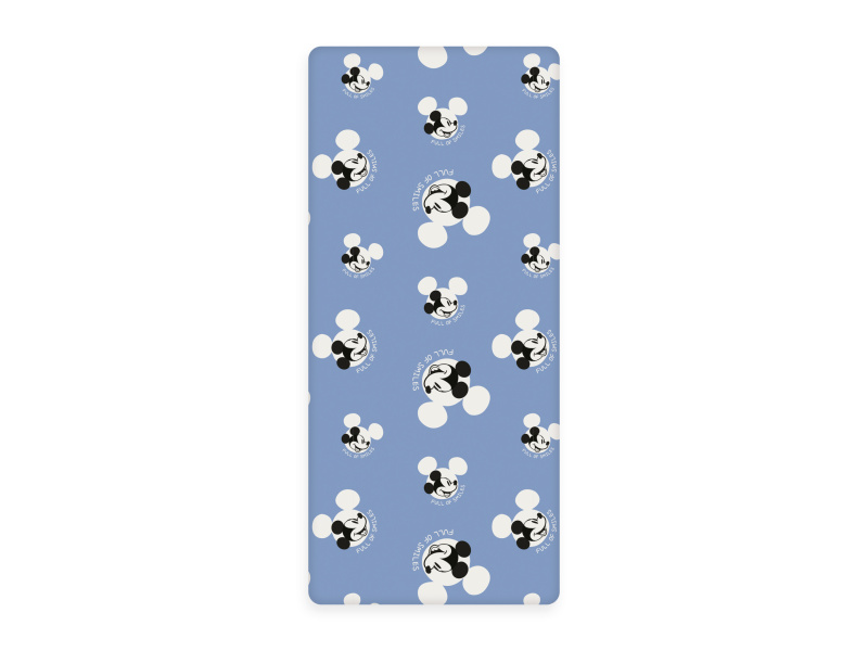 Dětské napínací prostěradlo, 90-100 x 200 cm (Mickey Mouse)