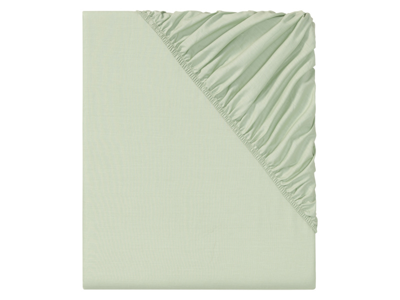 Livarno home Napínací prostěradlo Renforcé, 90-100 x 200 cm (zelená)