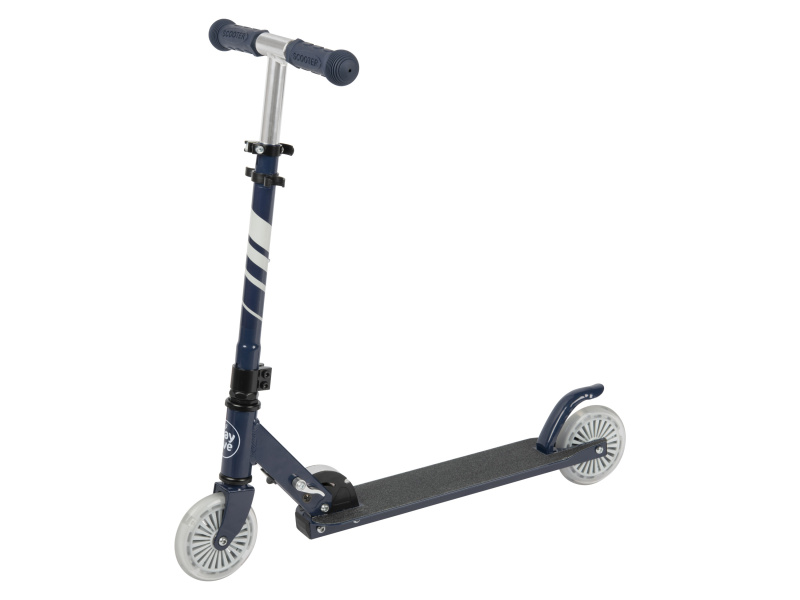 Playtive Dětská koloběžka / trojkoloběžka s LED kolečky (modrá koloběžka)