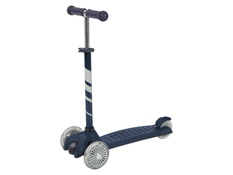 Playtive Dětská koloběžka / trojkoloběžka s LED kolečky (modrá trojkoloběžka)