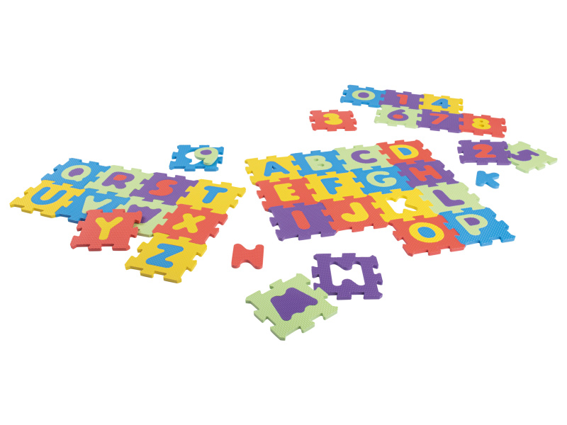 Playtive Pěnové puzzle (čísla a písmena)