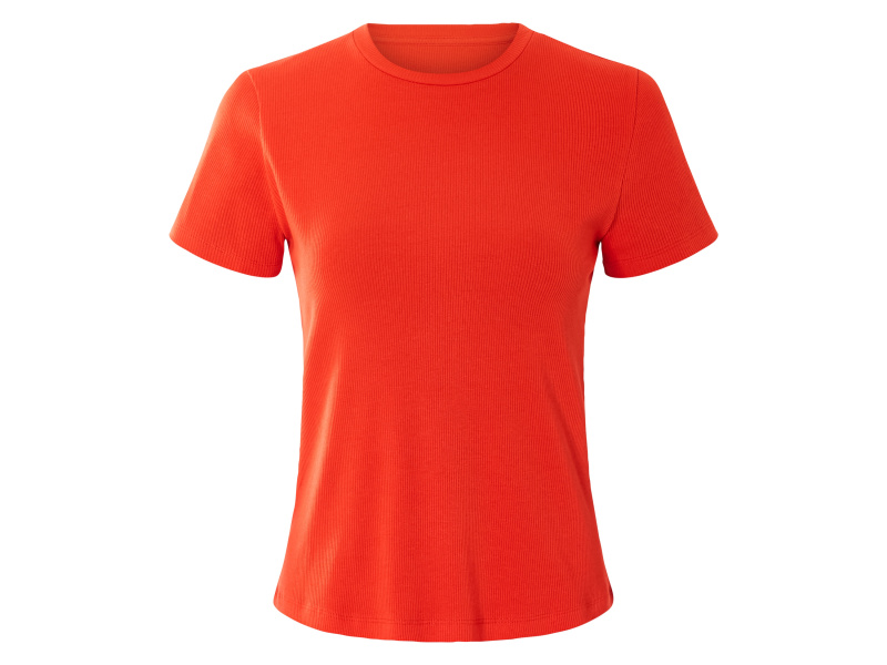 esmara® Dámské vroubkované triko (oranžová, L(44/46))
