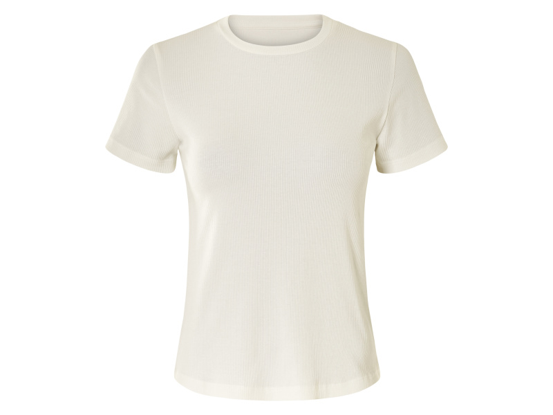 esmara® Dámské vroubkované triko (Xs(32/34), bílá)