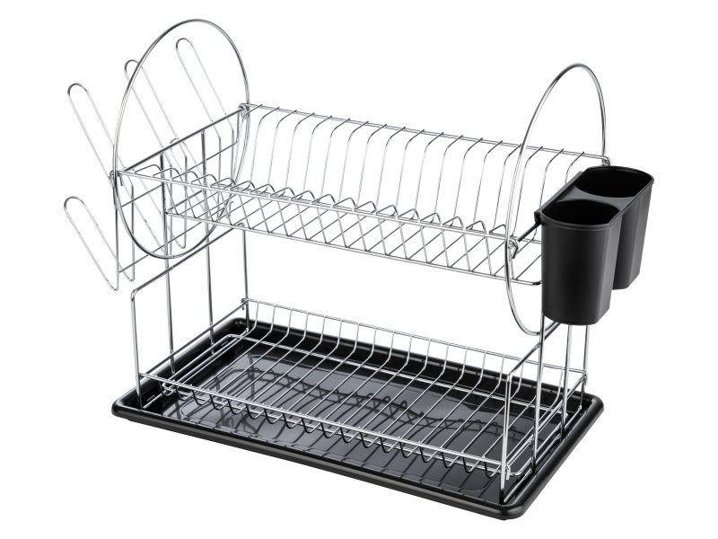 Livarno home Odkapávač na nádobí (černá)