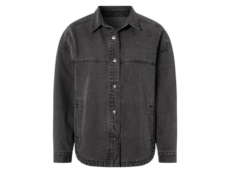 esmara® Dámská džínová bunda (šedá, 40 (pravidelná délka))