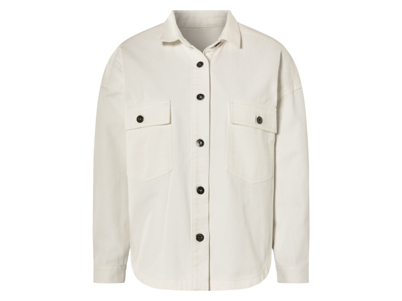 esmara® Dámská džínová bunda (bílá, 36 (pravidelná délka))