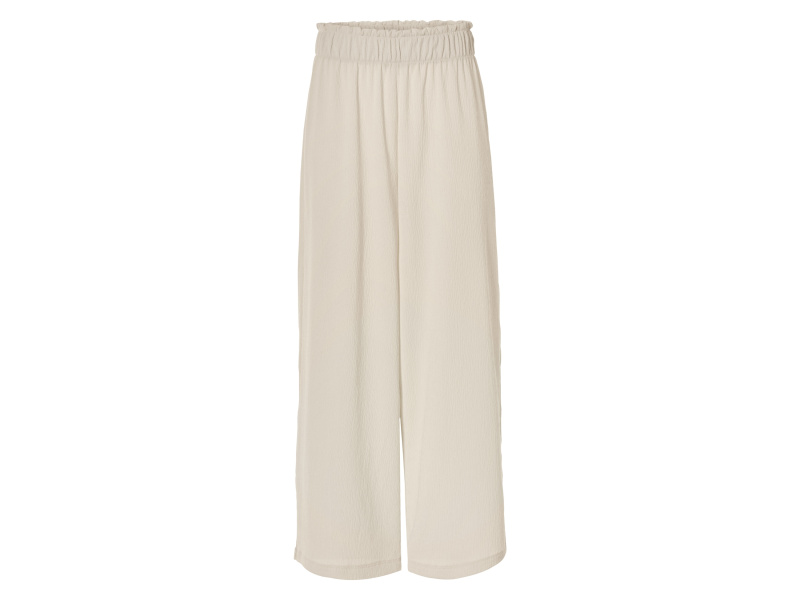 esmara® Dámské kalhoty se širokými nohavicemi (béžová, Xs(32/34))