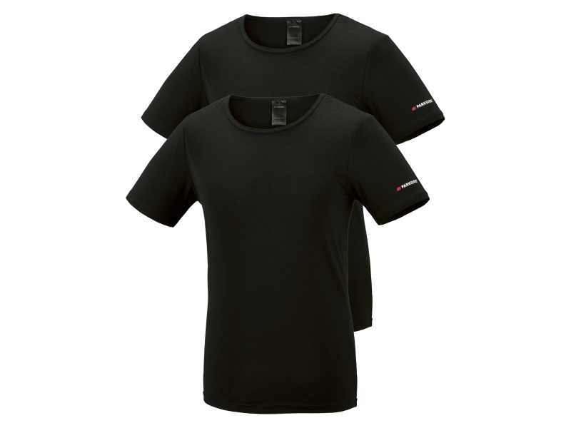 Parkside® Pánské spodní triko, 2 kusy (černá, 5/M)