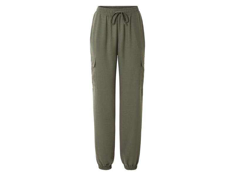 esmara® Dámské cargo kalhoty (khaki, XS (32/34))