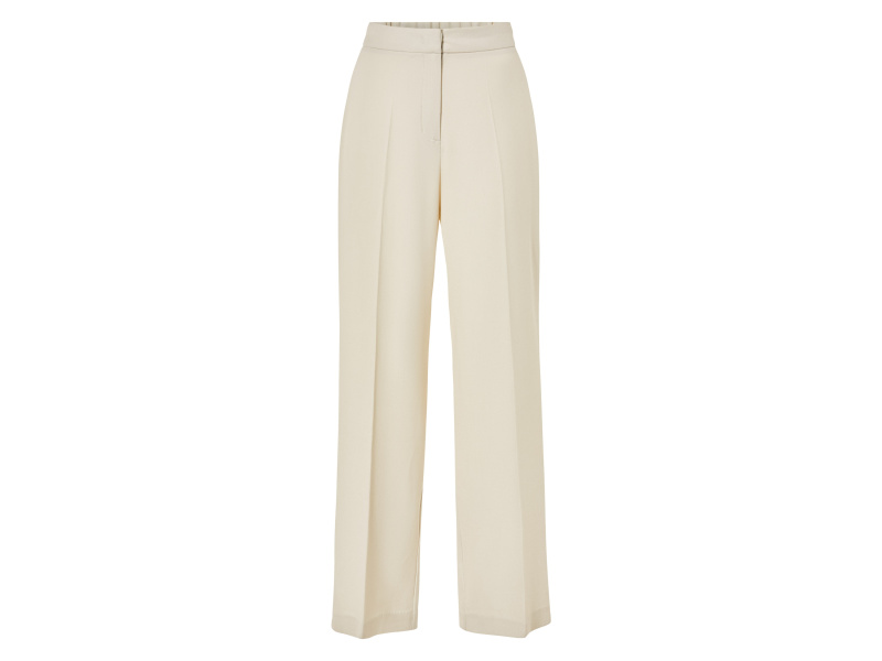 esmara® Dámské palazzo kalhoty (béžová, 36)