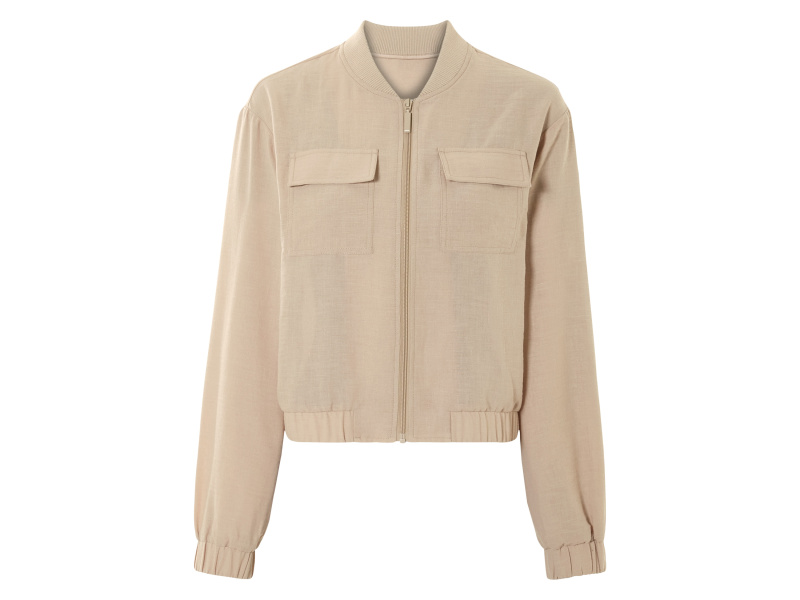 esmara® Dámský bomber (béžová, XS (32/34))