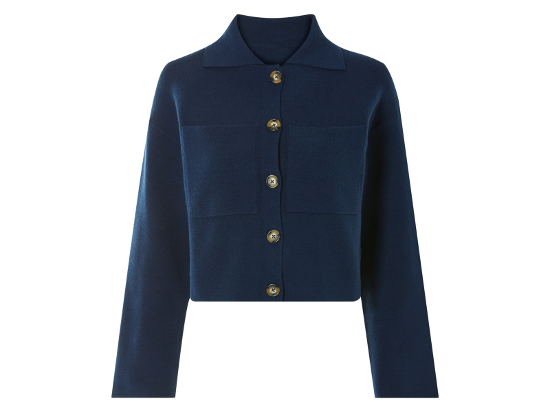 esmara® Dámská crop bunda (modrá, M (40/42))