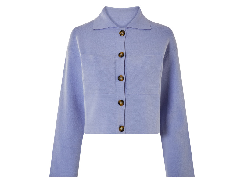 esmara® Dámská crop bunda (levandulová, L (44/46))