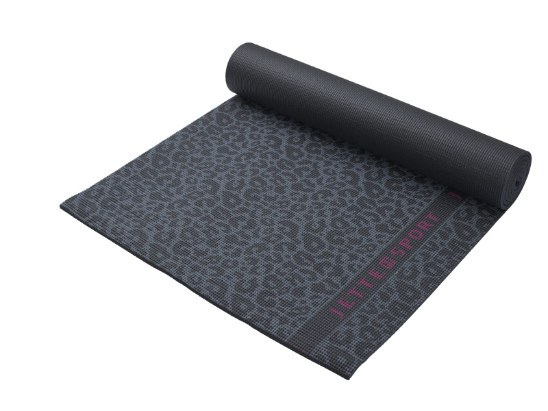 Podložka na fitness a jógu (leopardí vzor)