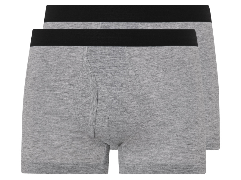 Livergy® Pánské boxerky, 2 kusy (6/L, šedá)