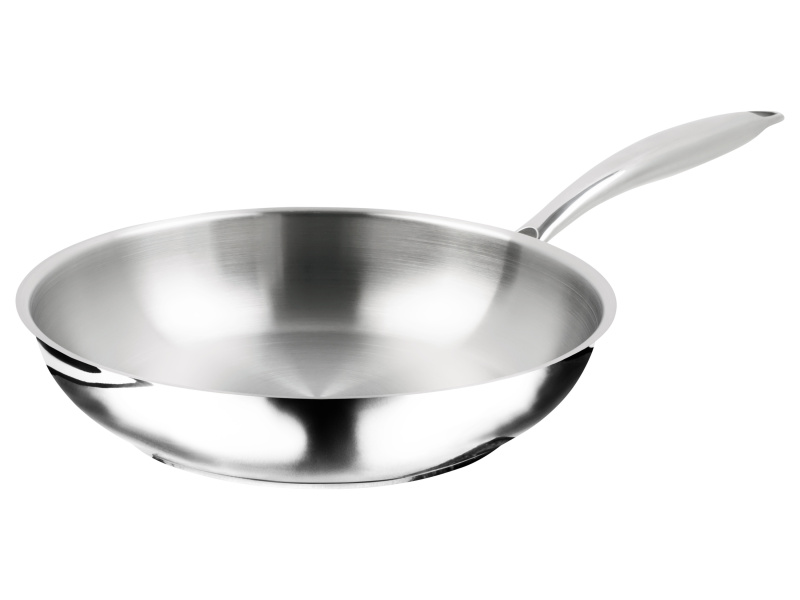 Livarno home Pánev z nerezové oceli, Ø 24 cm (bez keramické vrstvy)