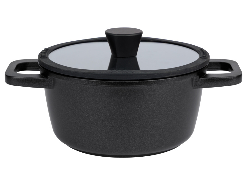 Livarno home Hliníkový hrnec, Ø 20 cm, 2l, ILAG® (černá)