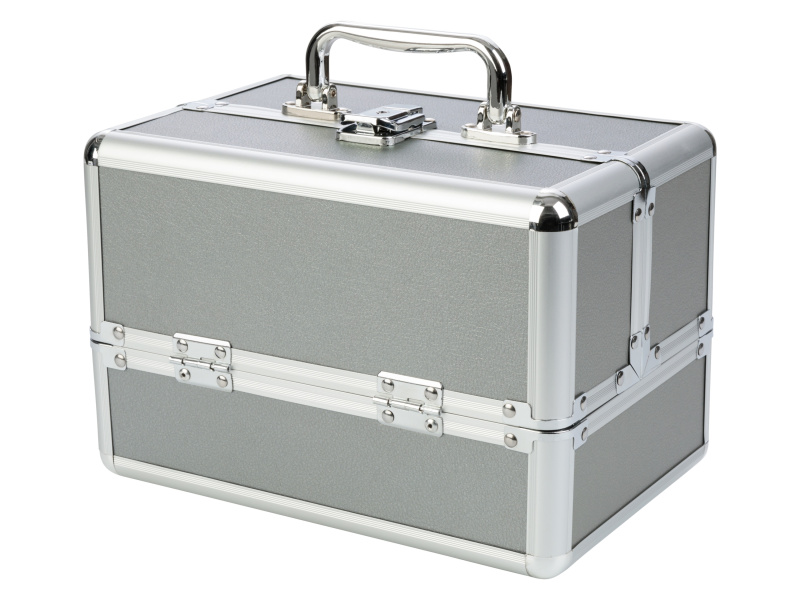 Kosmetický kufřík (stříbrná)