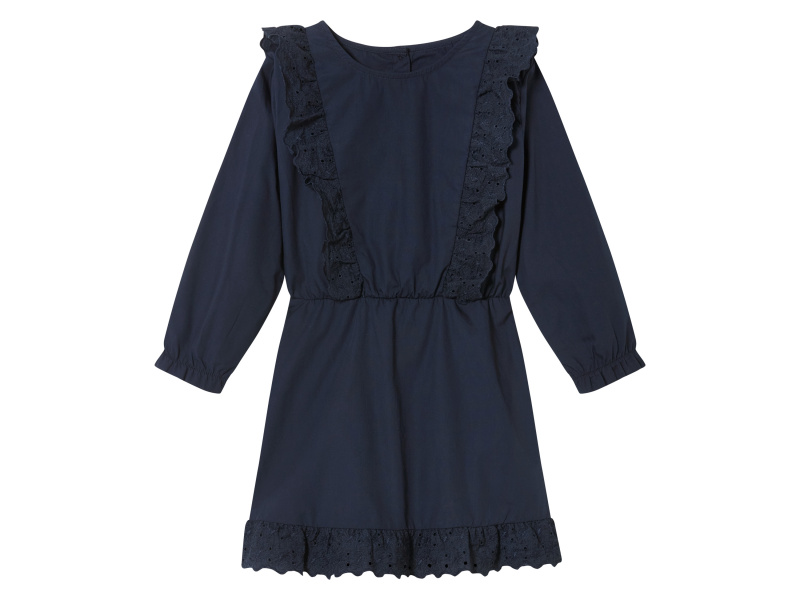 lupilu® Dívčí šaty (navy modrá, 128)