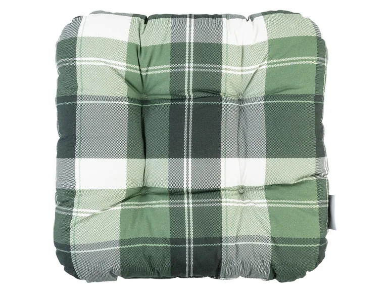 Livarno home Podsedák na židli s pěnovou výplní (zelená)