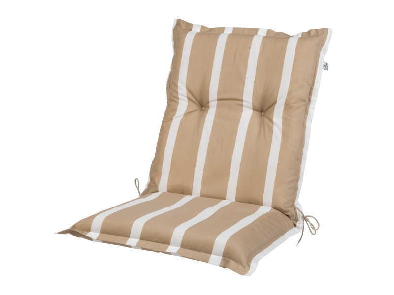 Livarno home Potah na židli Valencia/Miami, 100 x 50 x 8 cm (pruhy/béžová)