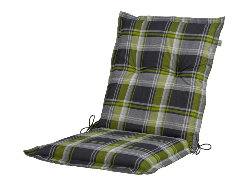 Livarno home Potah na židli Valencia/Miami, 100 x 50 x 8 cm (kostka/zelená)