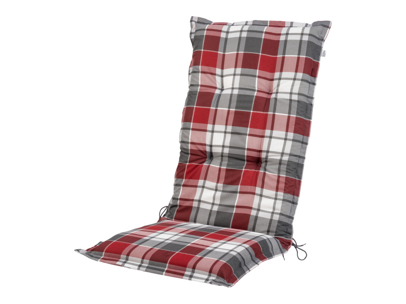 Livarno home Potah na křeslo Valencia/Miami, 120 x 50 x 8 cm (check/bordeaux)