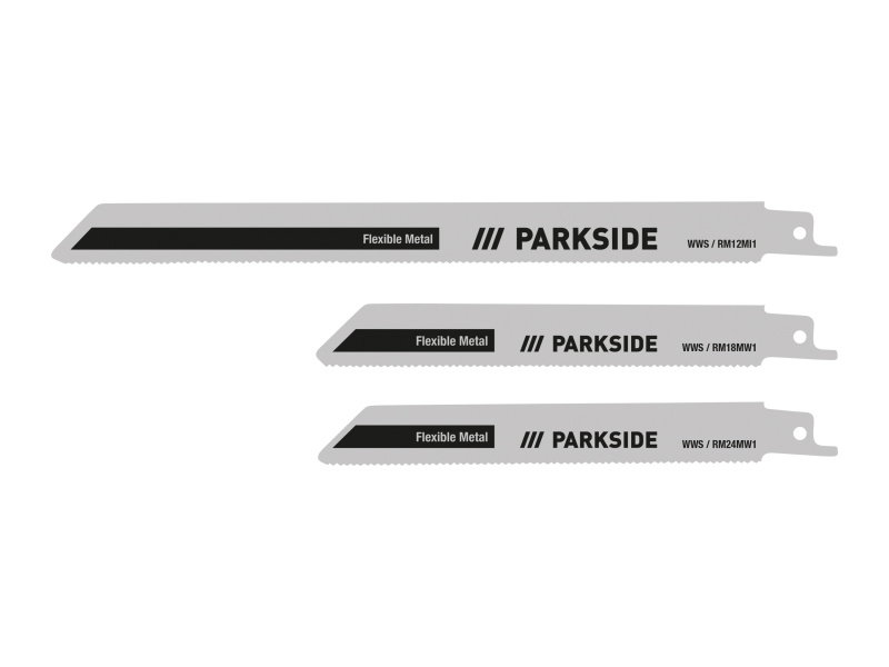 Parkside® Sada pilových listů Pfsz 3 B1, 3dílná (kov)