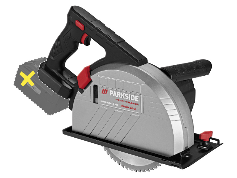 Parkside Performance® Aku ruční okružní pila na kov Ppmsa 20-Li A1 – bez akumulátoru a nabíječky