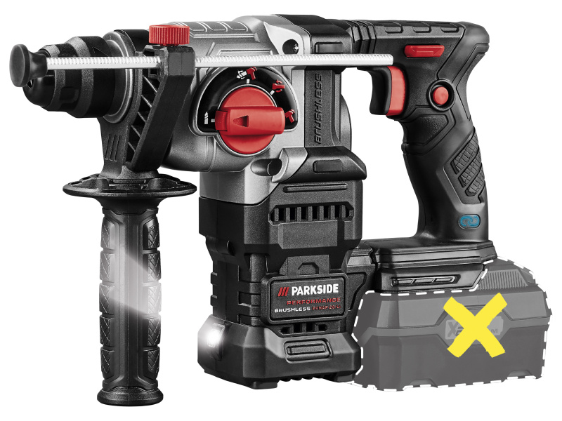 Parkside Performance® Aku kombinované kladivo Pkhap 20-Li A1 – bez akumulátoru a nabíječky