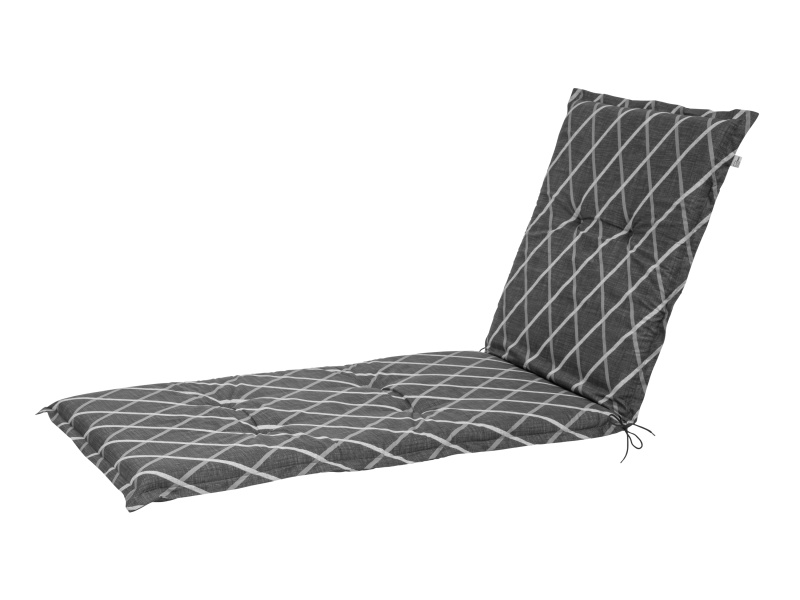 Livarno home Potah na lehátko Valencia/Miami, 190 x 60 x 8 cm (antracitová)