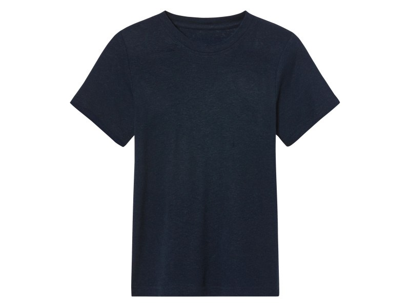 lupilu® Chlapecké lněné triko (134/140, navy modrá)