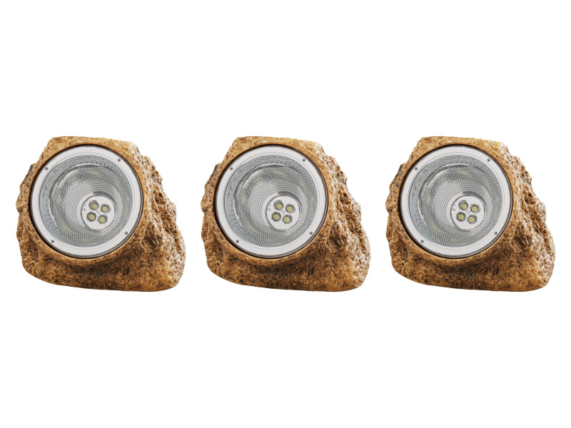 Livarno home Sada solárních LED svítidel, 3dílná/6dílná (3dílná sada/béžová)