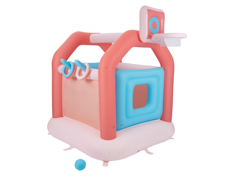 Playtive Skákací hrad (světle růžová / světle modrá)