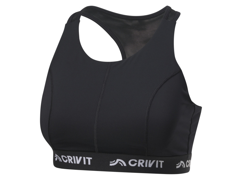 Crivit Dámská sportovní podprsenka, High Level (černá, S(36/38))
