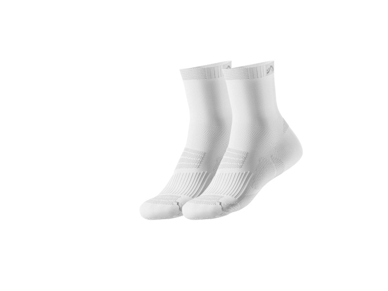 Crivit Dámské / Pánské sportovní ponožky, 2 páry (bílá, 35/38)
