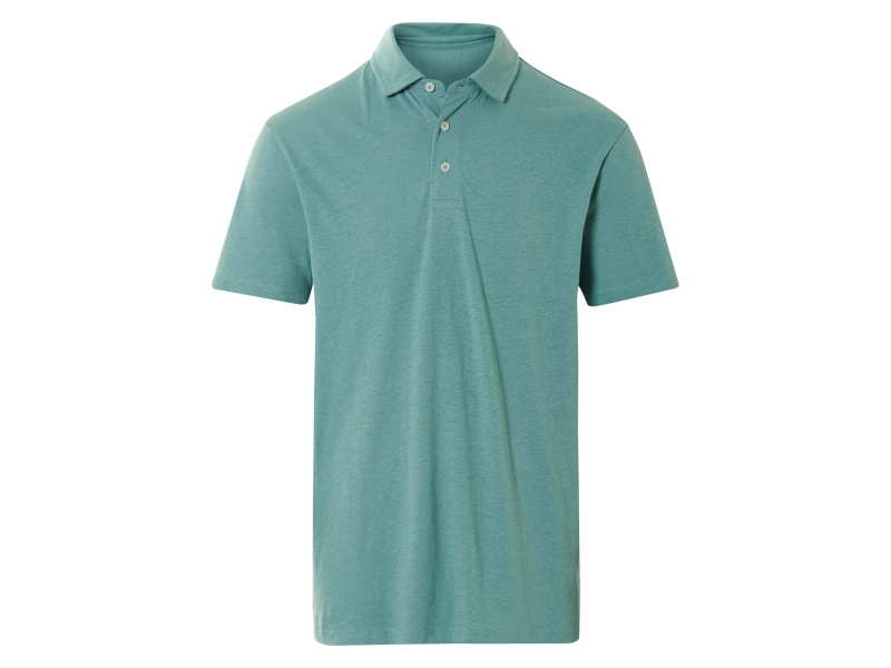 Livergy® Pánské polotriko s podílem lnu (tyrkysová, XL (56/58))