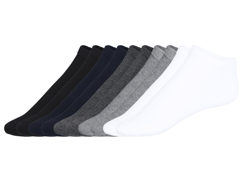 Livergy® Pánské nízké ponožky, 10 párů (pestrý mix, 39-42)