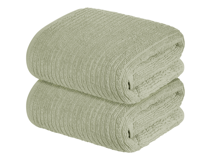 Livarno home Froté ručníky, 50 x 100 cm, 2 kusy (mintová)