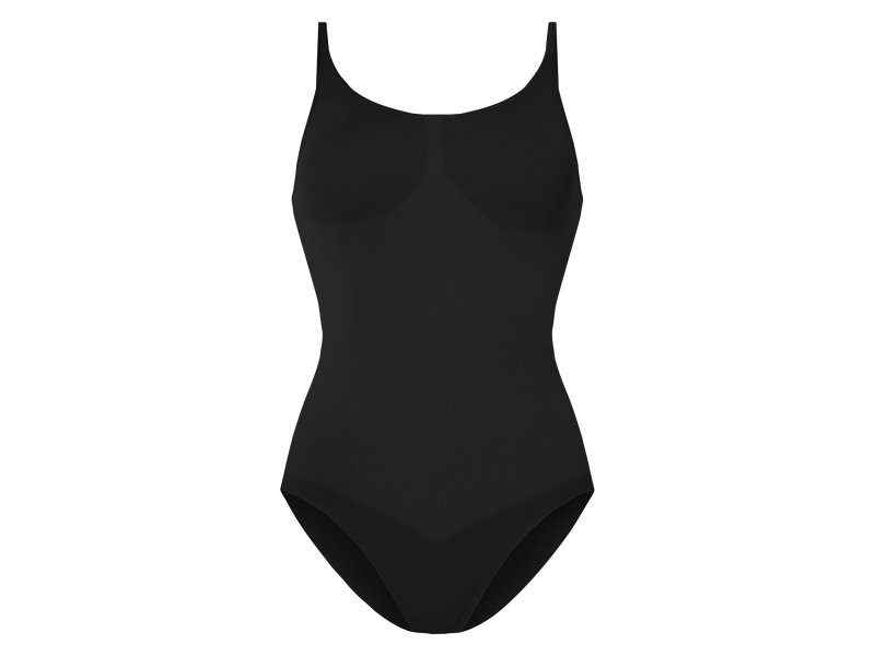 esmara® Dámské bezešvé tvarující body (černá, Xl(48/50))