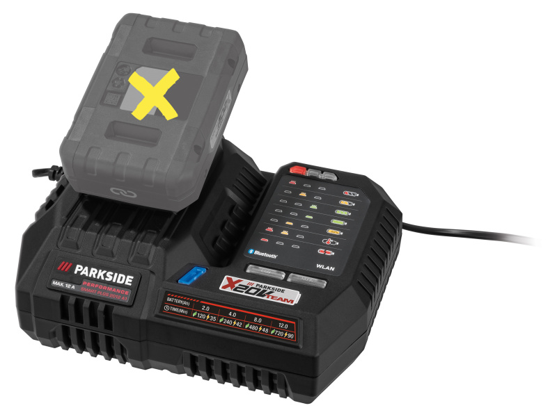Parkside Performance® Smart nabíječka 20 V / 12 A Plgs 2012 A1
