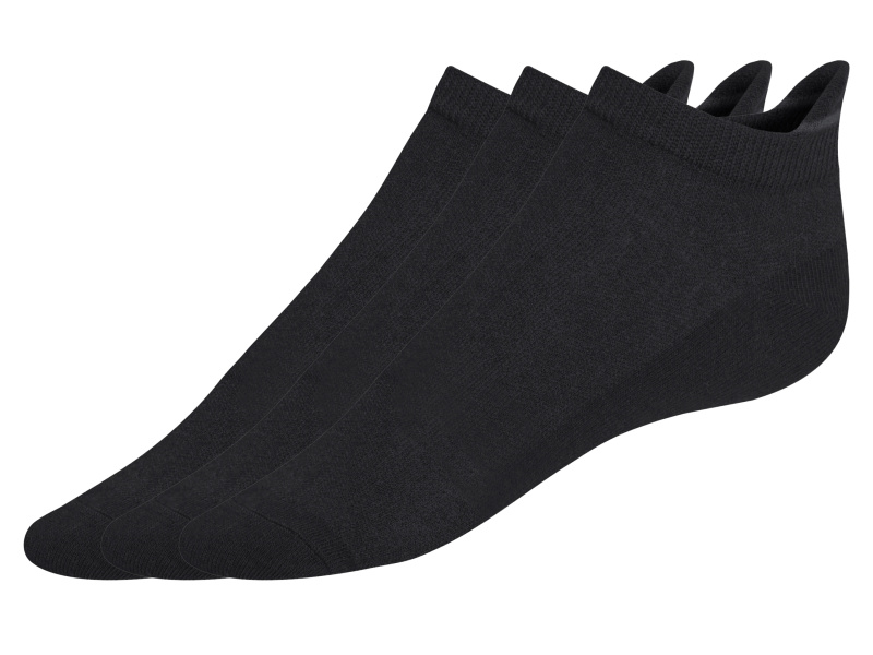 Livergy® Pánské nízké ponožky s BIO bavlnou, 3 páry (43-46)
