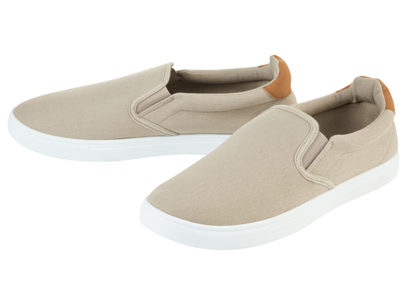 Livergy® Pánská volnočasová obuv, s bavlnou (khaki, 44)