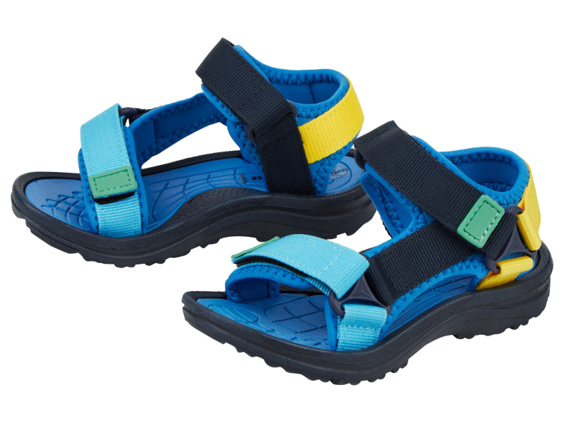 lupilu® Chlapecké sandály (navy modrá / modrá / žlutá, 28)